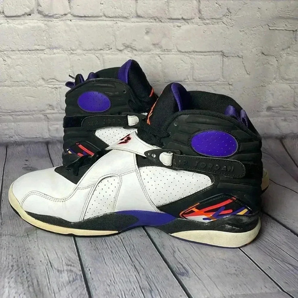 Nike Air Jordan 8 Retro Three Peat Size 11.5 OG VIII 305381-142 White Black main image 14
